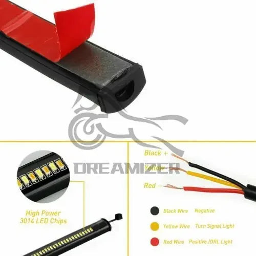 Ring Fork Flashing Motorcycle Turn Signal