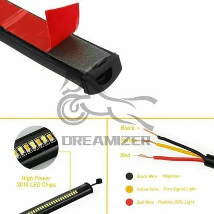 Ring Fork Flashing Motorcycle Turn Signal