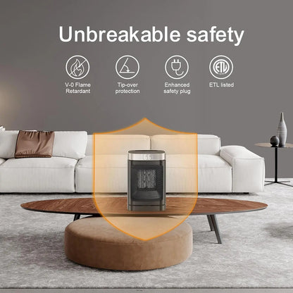 Portable Space Heater with Rotation
