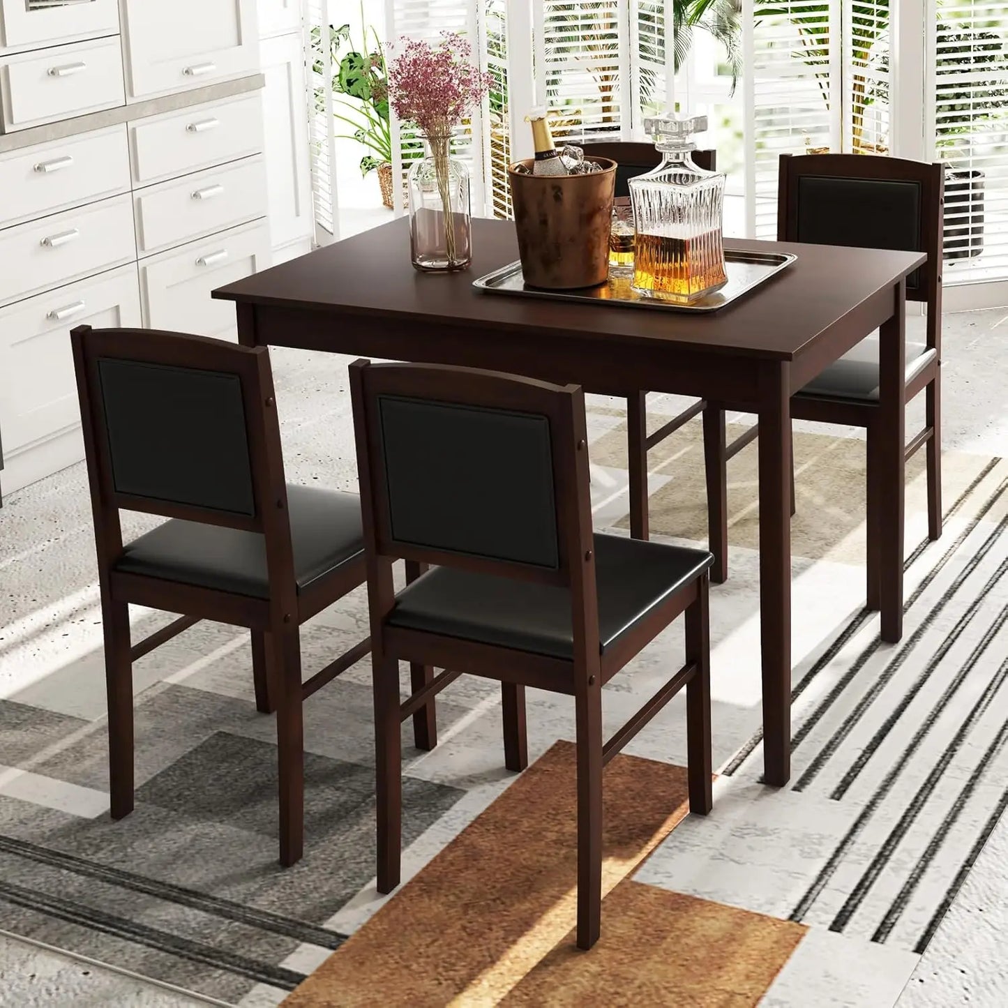 Farmhouse Solid Wood Dinette Set
