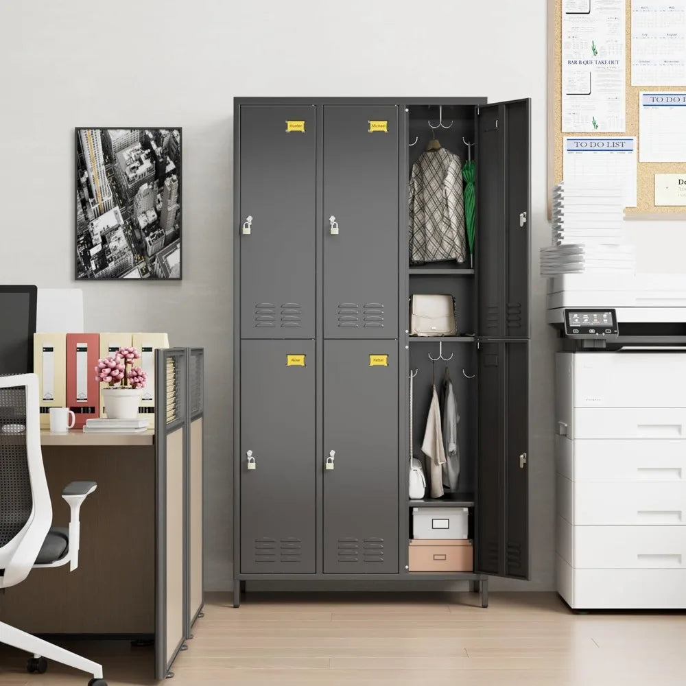 6-Door Metal Storage Locker