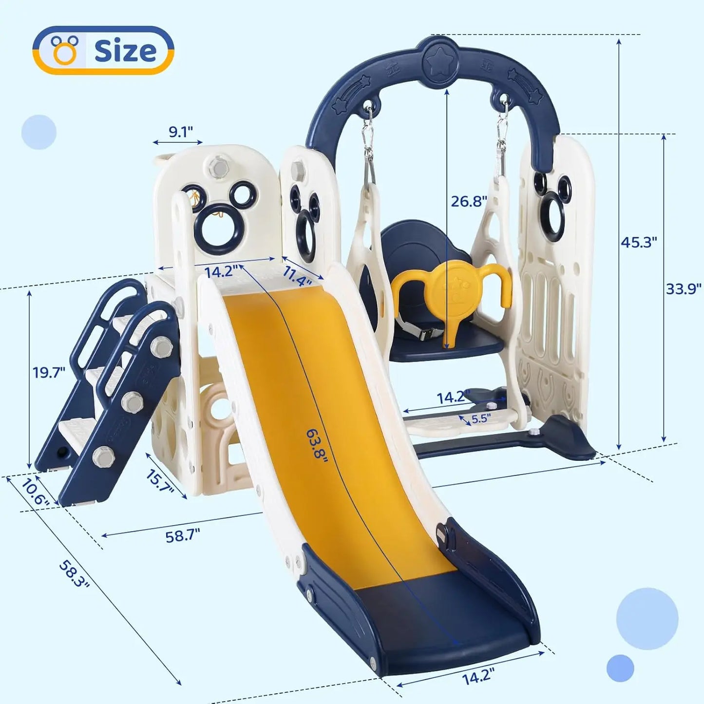 6-in-1 Slide Climber for Toddlers