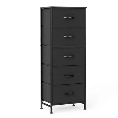 Dresser with 5 Fabric Drawers