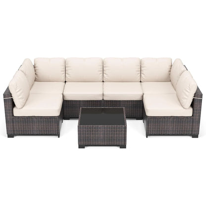 7-Piece Modular Outdoor Furniture Set