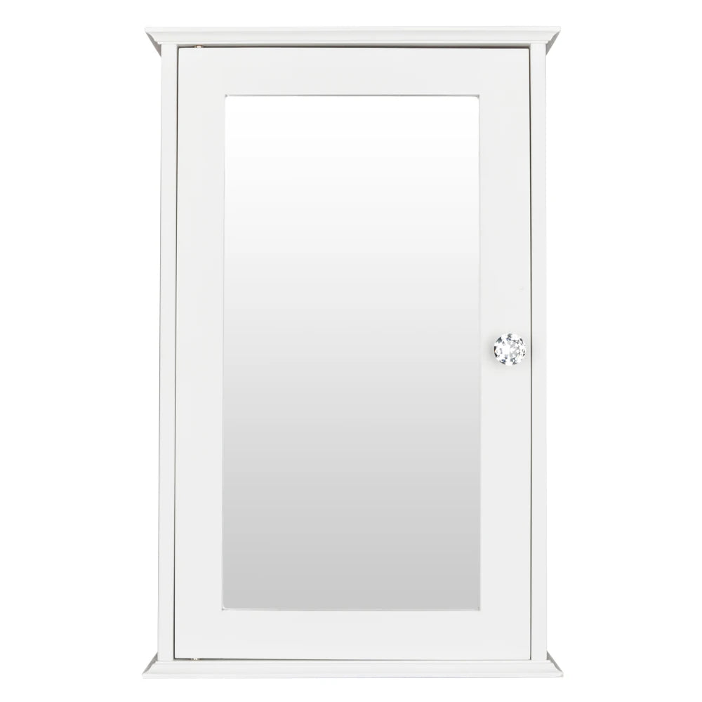 Single Door Mirrored Cabinet Shelf