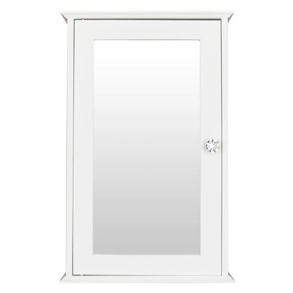Single Door Mirrored Cabinet Shelf