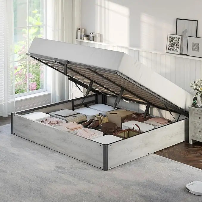 Lift-Up Bed with Storage