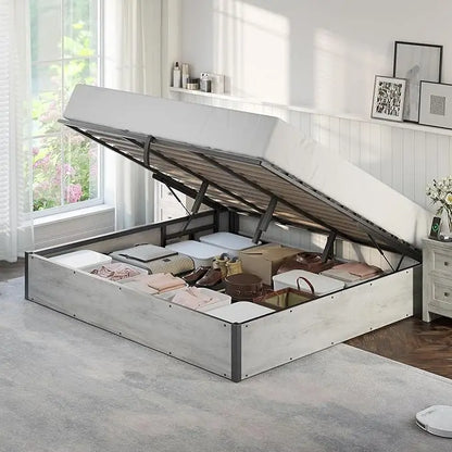 Lift-Up Bed with Storage