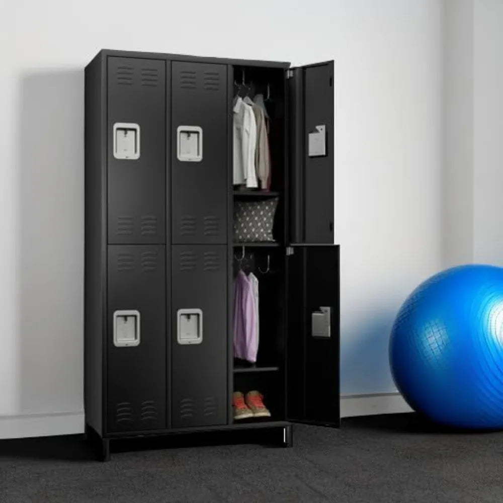 6-Door Metal Storage Locker