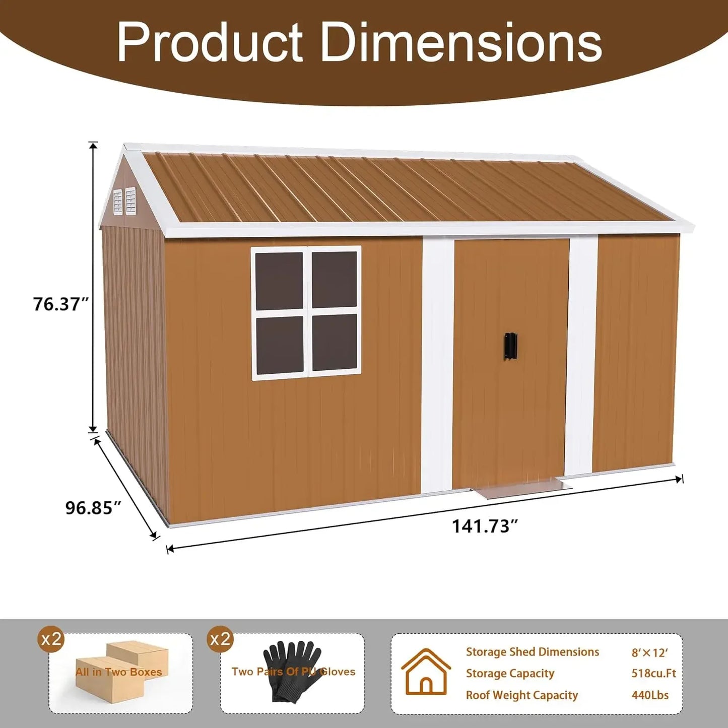 Metal Outdoor Storage Shed