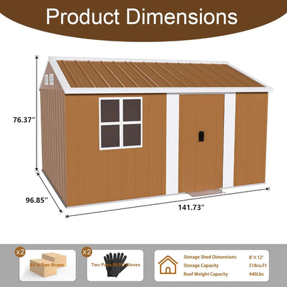 Metal Outdoor Storage Shed
