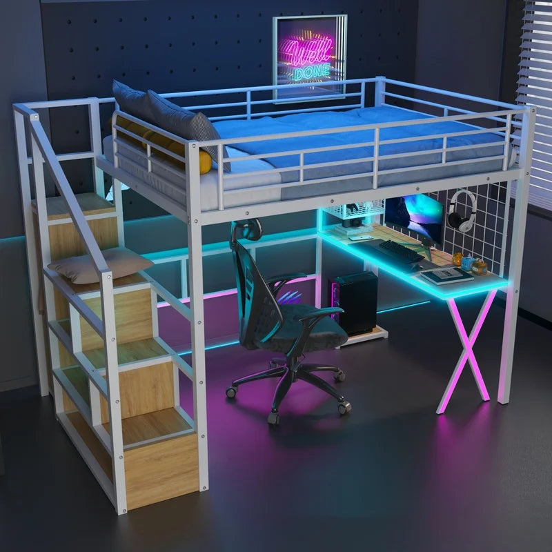 Loft Bed with Desk