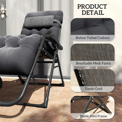 Zero Gravity Folding Patio Recliner