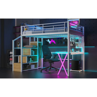 Loft Bed with Desk