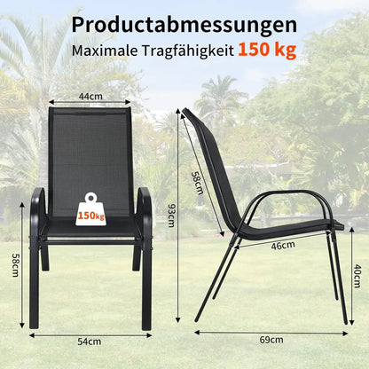 4PCS Garden Chairs