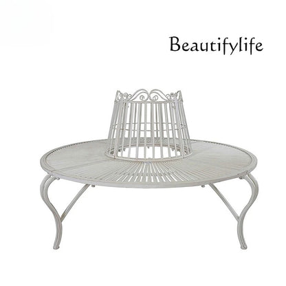 Patio Metal Surround Tree Bench