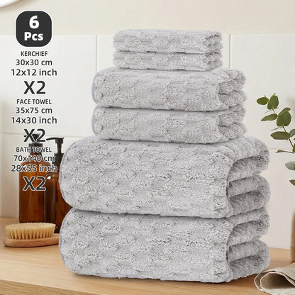 6-Piece Bath Towel Set