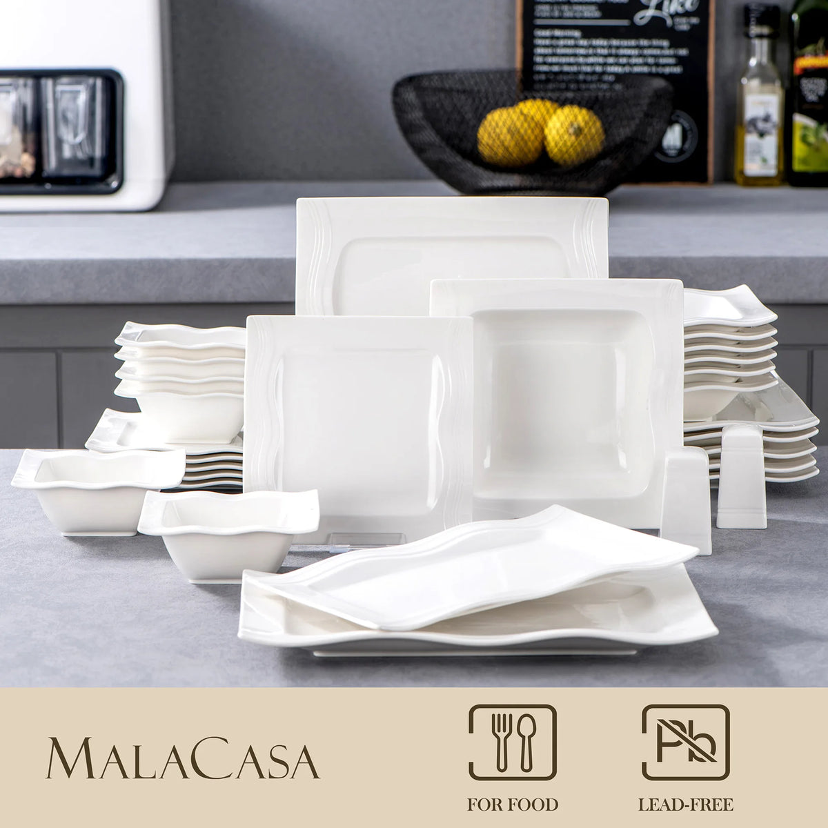 Square Dinnerware Sets