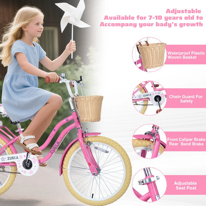 Girls' 20-inch Bike with Basket