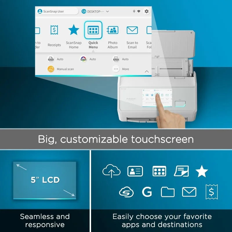 Wireless High-Speed Document, and Photo Scanner