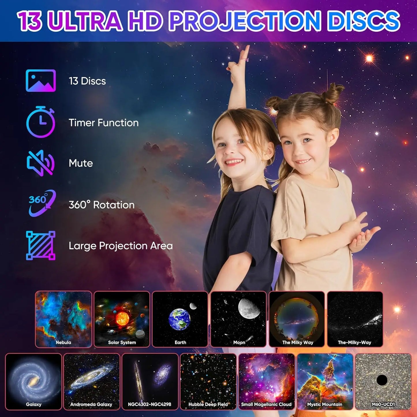 Star Projector Night Light