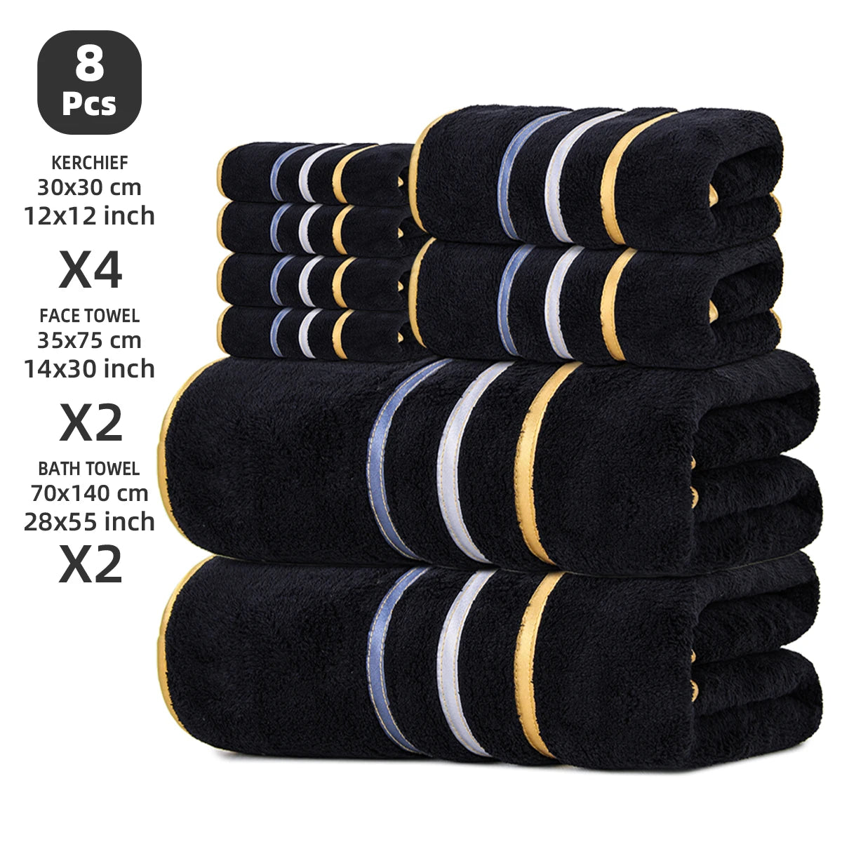 8‑Piece Towel Set