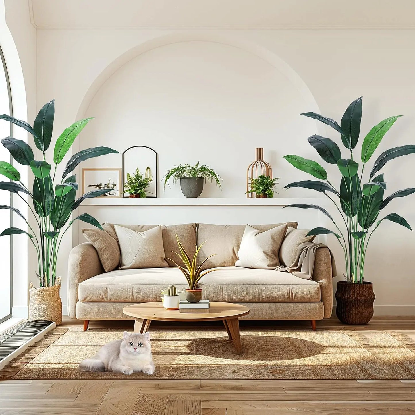 Indoor Outdoor Modern Faux Plants