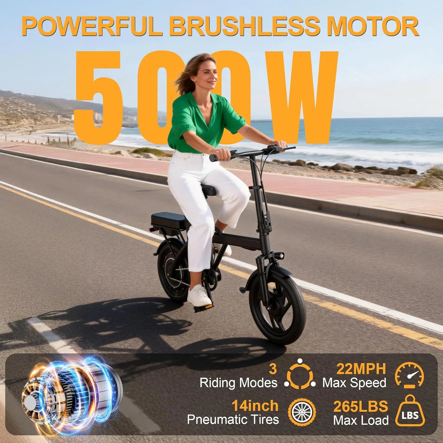 14'' Foldable Electric Bike