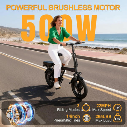 14'' Foldable Electric Bike