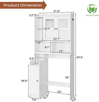 Over Toilet Storage Cabinet