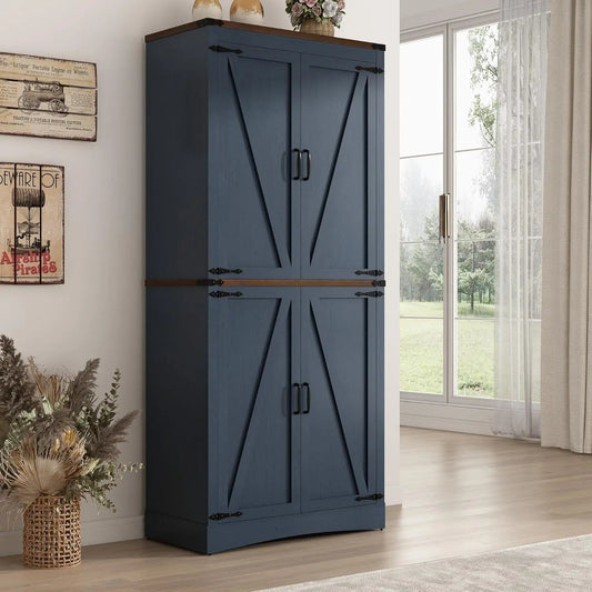Tall Kitchen Pantry Storage Cabinet