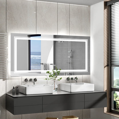 Large Rectangle Bathroom Mirror
