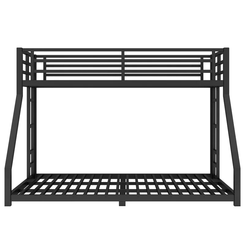 Black Metal Twin XL to Queen Bunk Bed