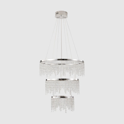 Crystal Chandelier, Dimmable Led Ceiling Lamp