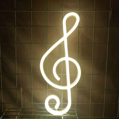 Neon Lamp Wall Mounted Music Bar Nightlight