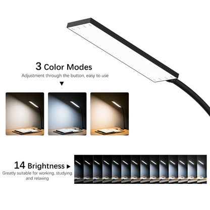 Clip on Desk Lamp with 3 Modes