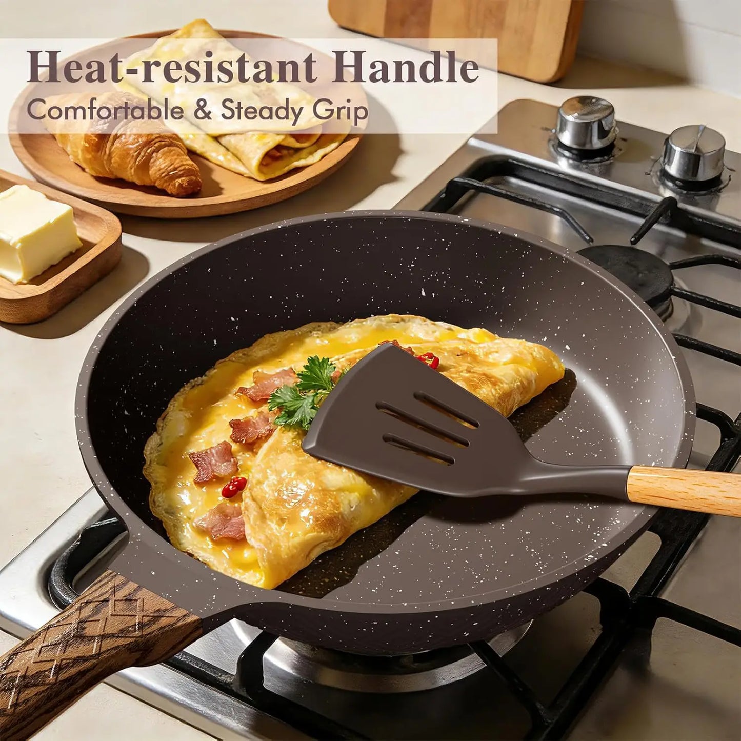 26PCS Pots and Pans Set Non Stick