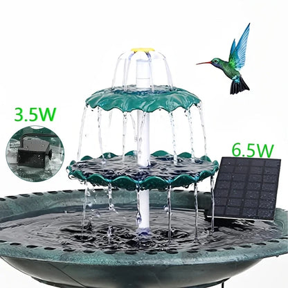 Solar Pump Bird Bath Fountain