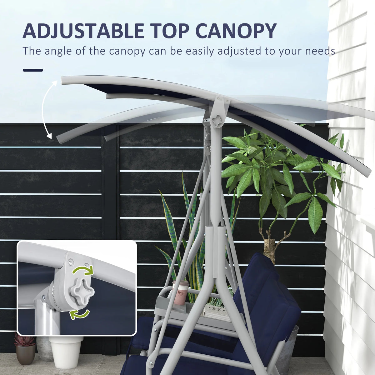 Outdoor Swing Chair Canopy