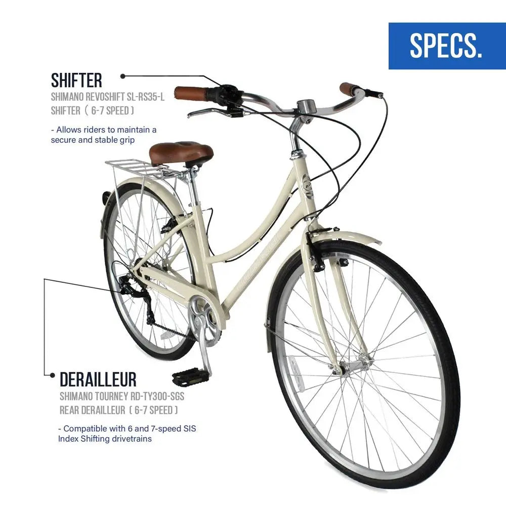 Adult 17-Speed Cruiser Bicycle