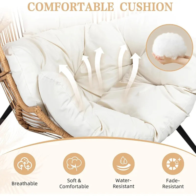 Outdoor Wicker Egg Chair