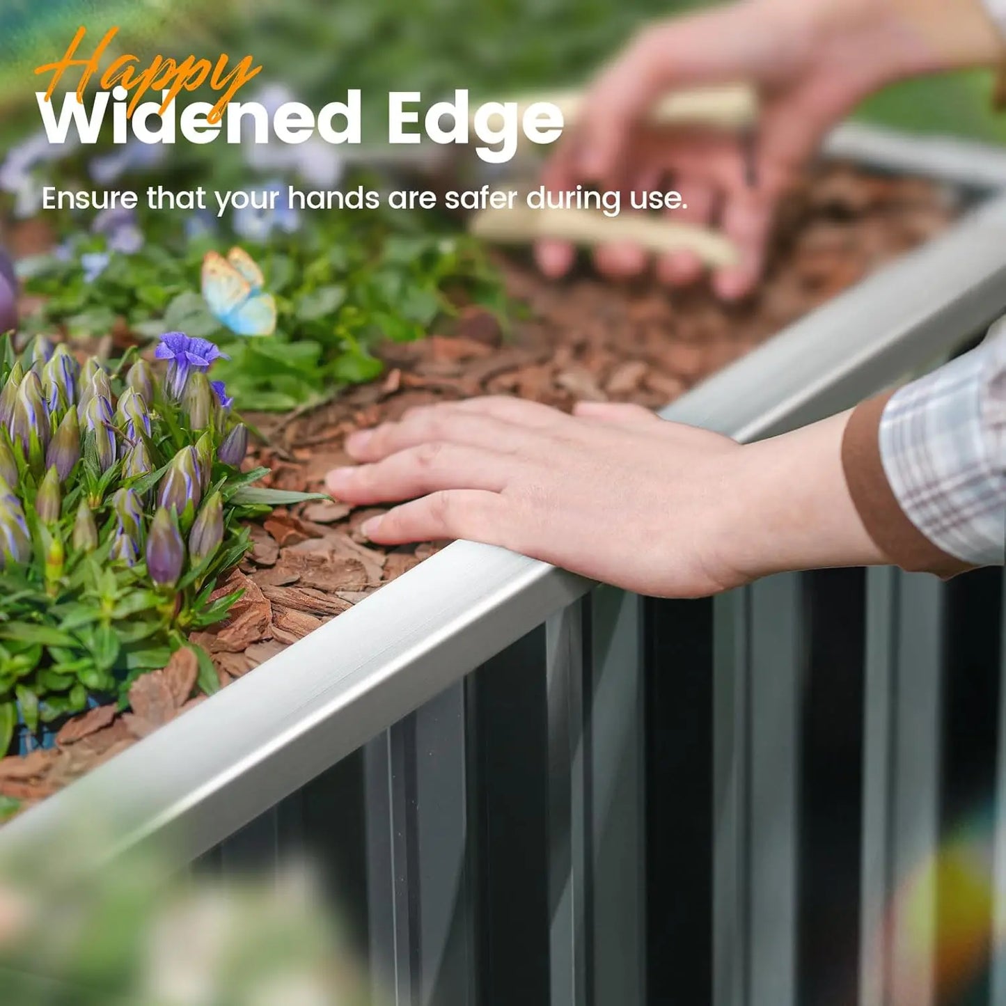 Galvanized Steel Raised Garden Bed