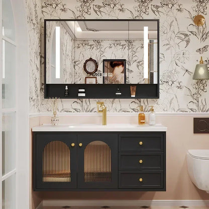 European Retro Washbasin Bathroom Vanity