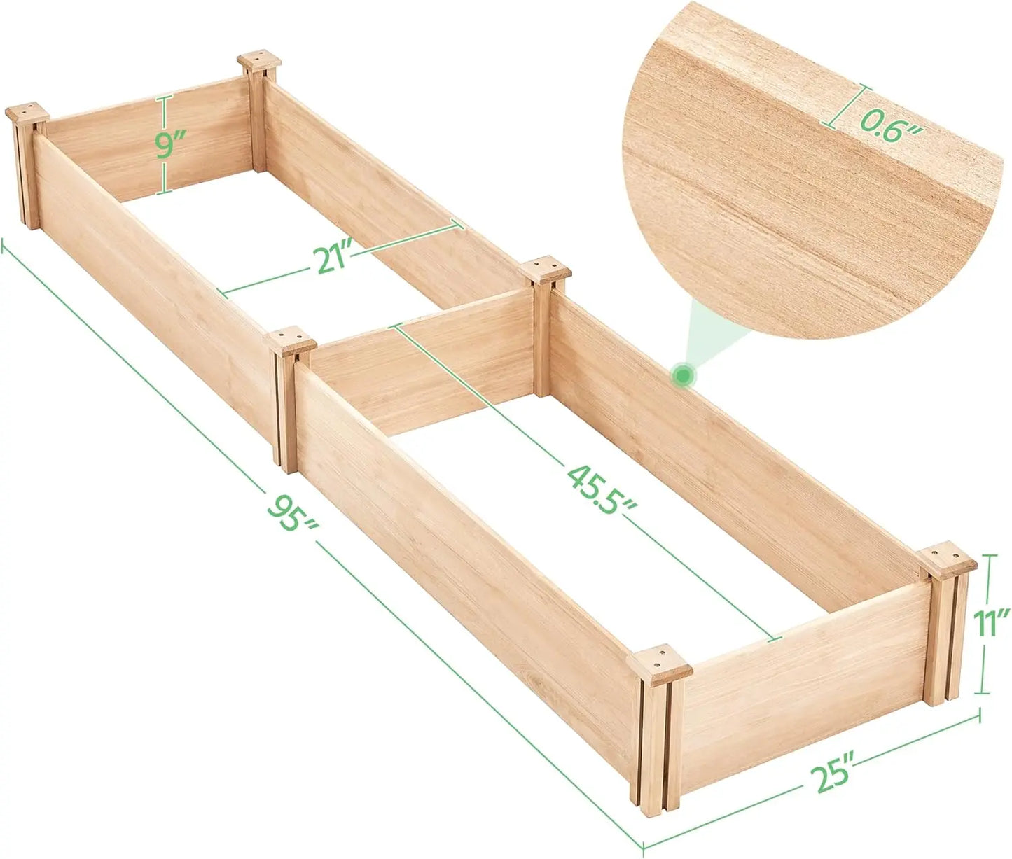Wooden Raised Garden Bed