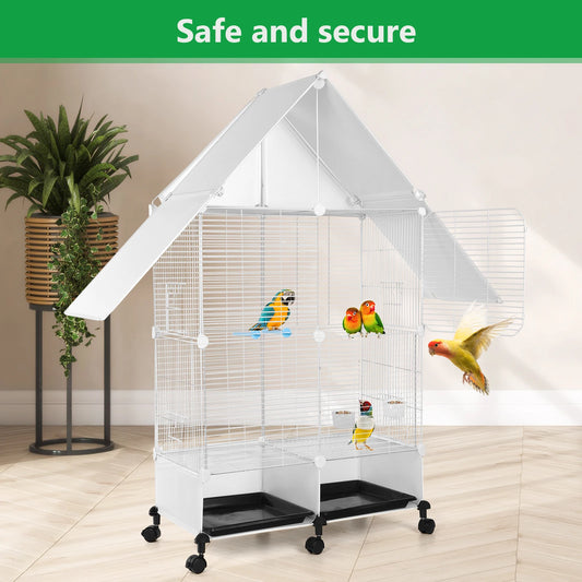2 Tier Large Bird Cage