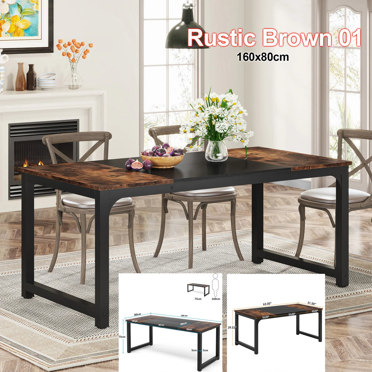 Rectangular Dinner Table