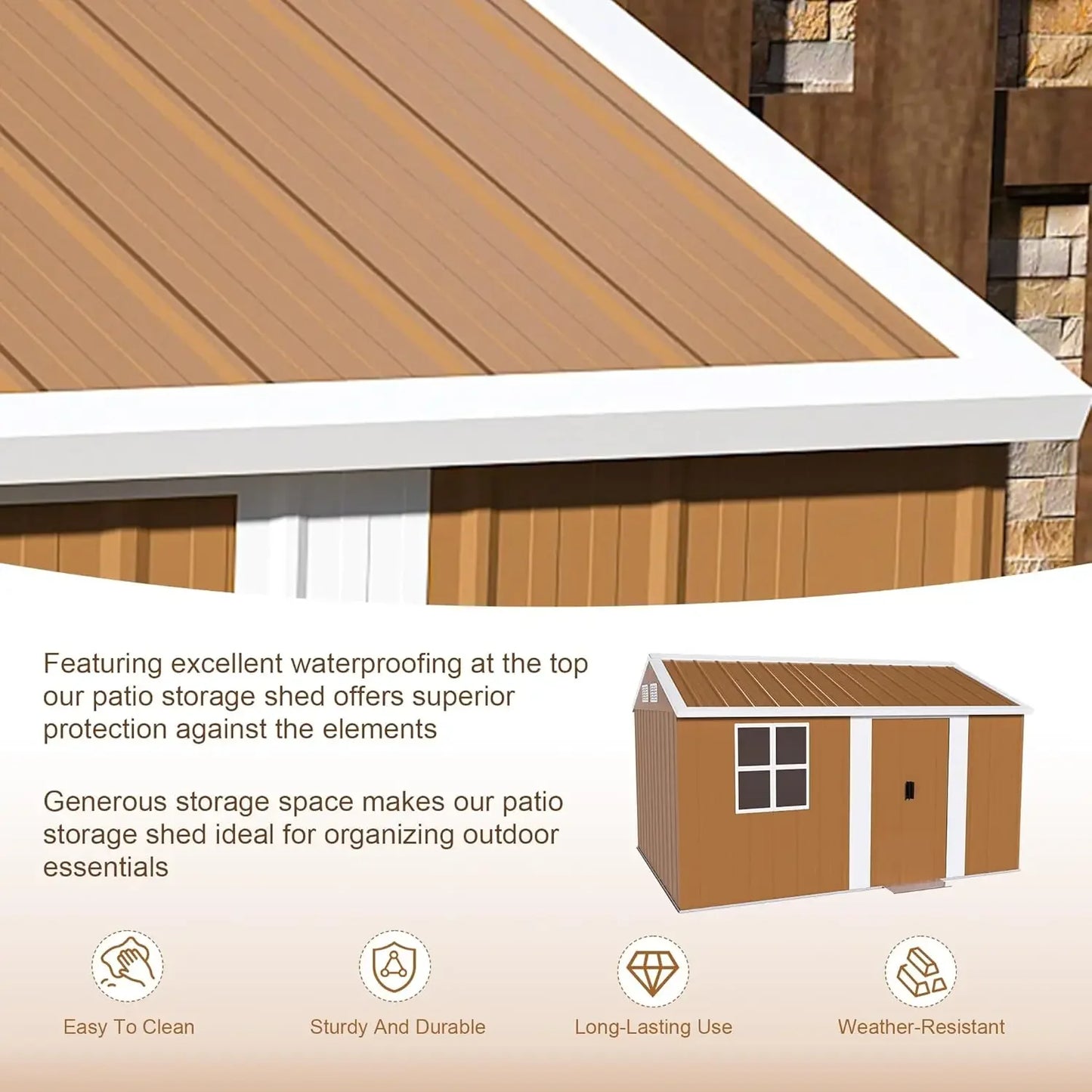 Metal Outdoor Storage Shed