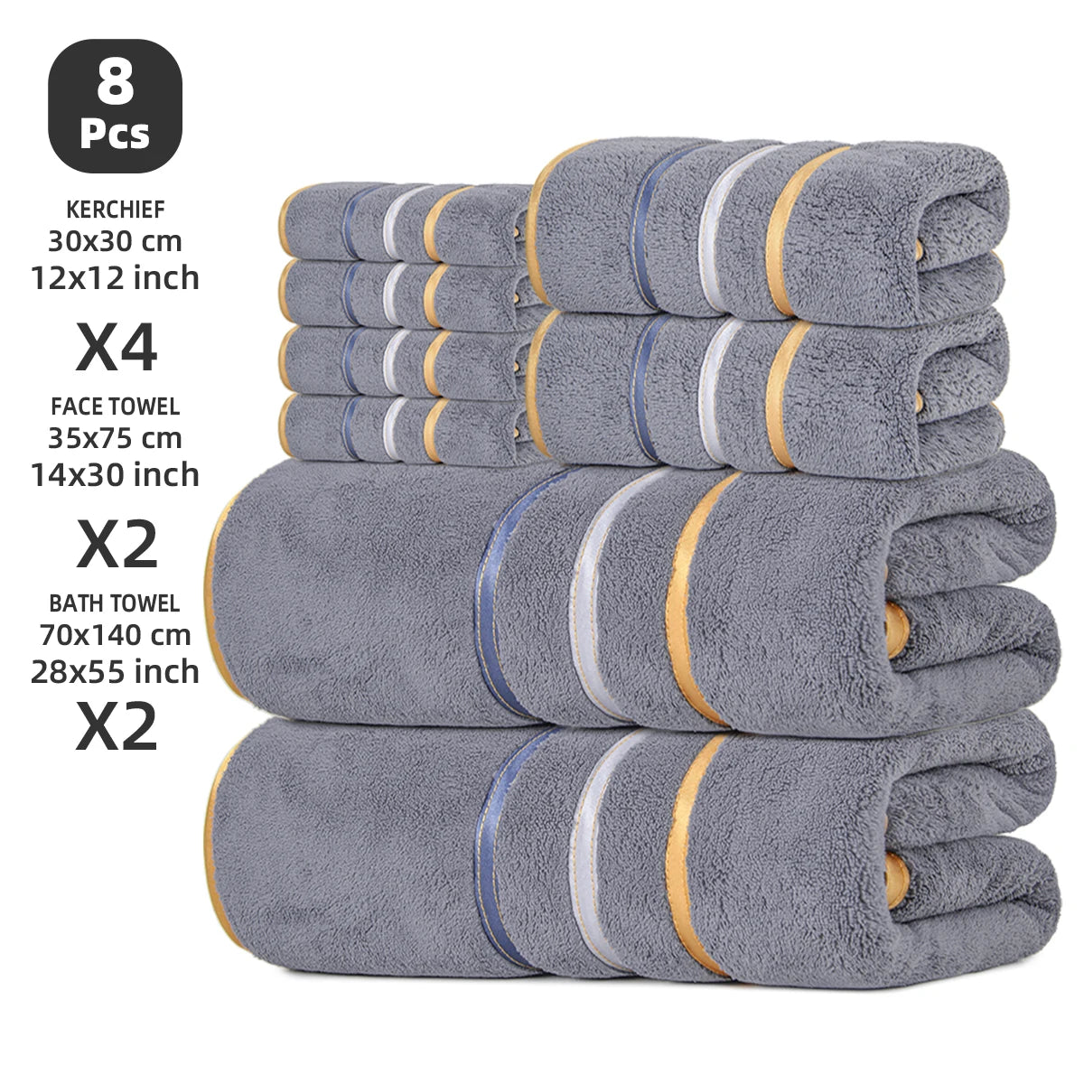 8‑Piece Towel Set