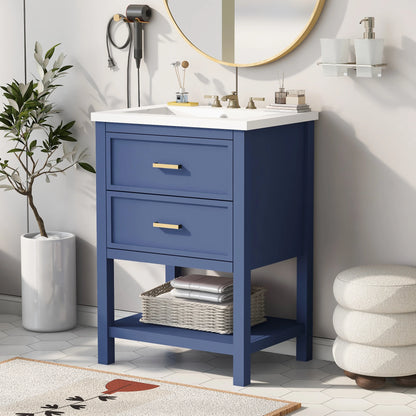 Bathroom Vanity with Top Sink