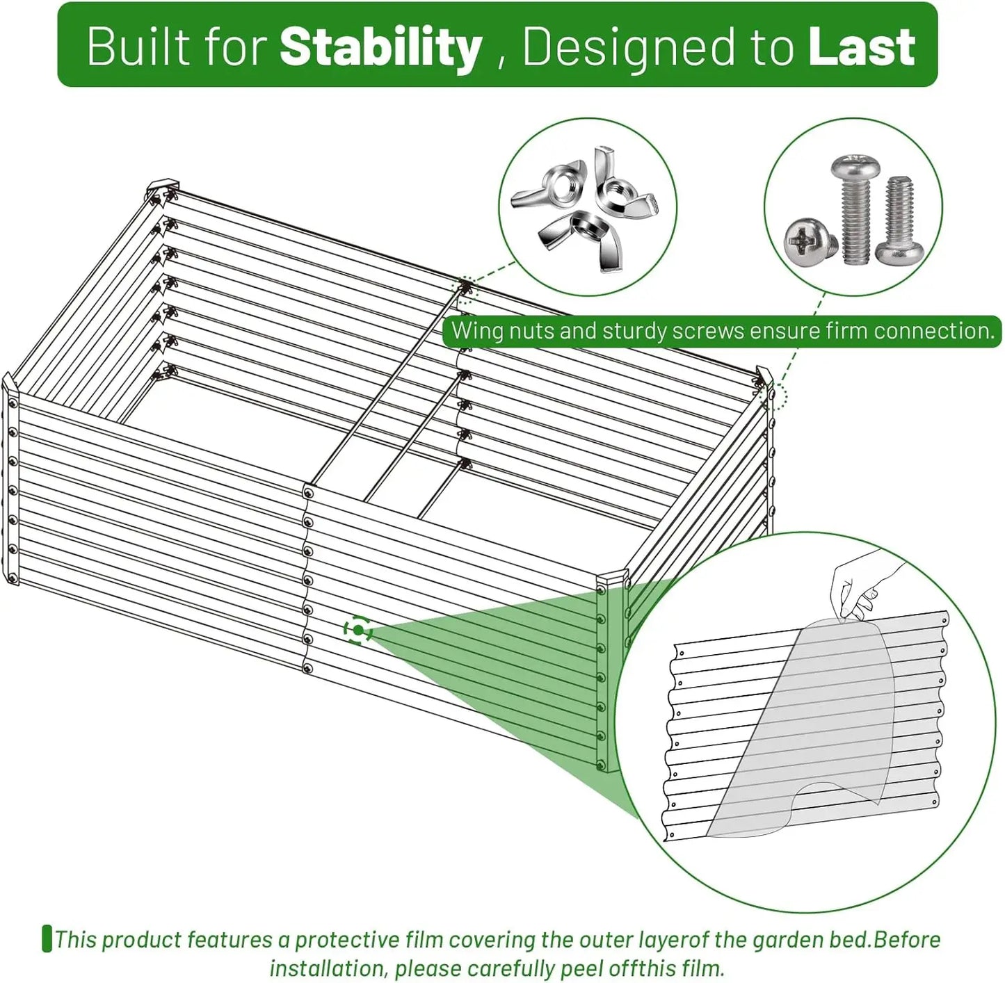 Metal Raised Garden Bed